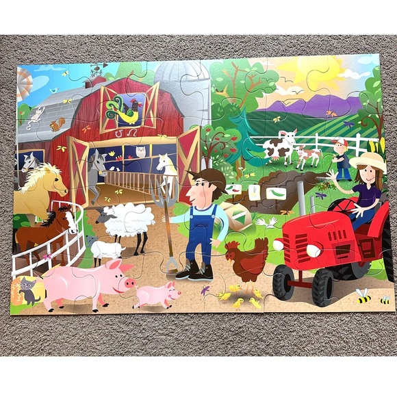 Ravensburger 24 pc Super Sized Farm Mania Floor Puzzle - 3x2 Feet - Kids Toys - Picture 3 of 14